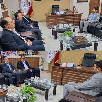 دیدار عبدالله حبیبی با سرپرست بانک ملی خوزستان