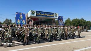 برگزاری مراسم رژه نیرو‌های مسلح در اهواز